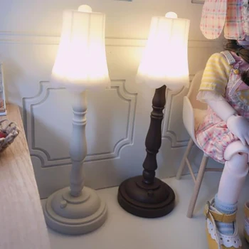 1:12 Lėlių namelis Miniatiūrinė grindų lempa LED šviesa Lėlių namelio baldų žaislas