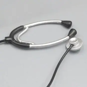 1/6 mastelio stetoskopo modelis Miniatiūrinės kostiumų dalys Dekoras 12 colių veiksmo figūra BJD lėlės dalys Suaugusiųjų dovanos Atostogų dovana