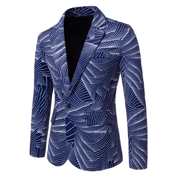2023 Nauja rudens ir žiemos vyrų laisvalaikio mada Universali vieno mygtuko marginta suknelė Laisvalaikio kostiumas Performance Paltas Vyriškas kostiumas