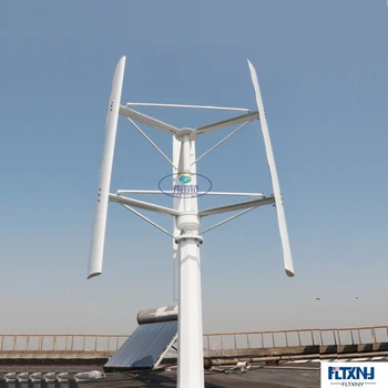 3 ašmenys 600W vertikalus vėjo turbinų generatorius magnetų generatorius 12V 24V 48V su vėjo saulės hibridinio įkrovimo valdikliu