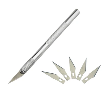 30° Art Utility peilis su popieriaus pjaustytuvo rašikliu Peiliai Rankdarbinis įrankis Kanceliarinių peilių rinkinys Popieriaus pjaustytuvo rašiklis Rankdarbių drožybos įrankis