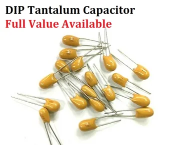 5PCS DIP Tantalo kondensatorius 35V 0.1UF 35V 104L Talpa 35V0.1UF 104 DIP kondensatoriai 0.1UF35V