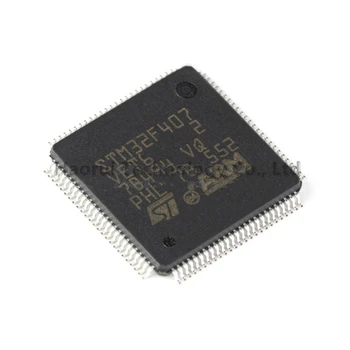 (5vnt) Naujas ir originalus STM32F407VET6 LQFP-100 ARM Cortex-M4 32 bitų mikrovaldiklio MCU lustas