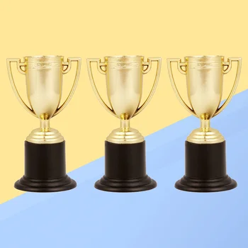 6vnt Apdovanojimų trofėjų taurės, dekoratyvinis patvarus lengvas vaikų apdovanojimas trofėjus už vakarėlių favoritus, rekvizitus, apdovanojimus, laimėtus prizus