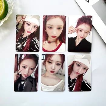 6vnt/komplektas IVE albumas I'VE MINE LOMO Card Wonyoung Akiniai apvalūs LIZ Rei Leeseo Yujin Vienuolika merginų grupės atvirukas Nuotraukų kortelė KPOP