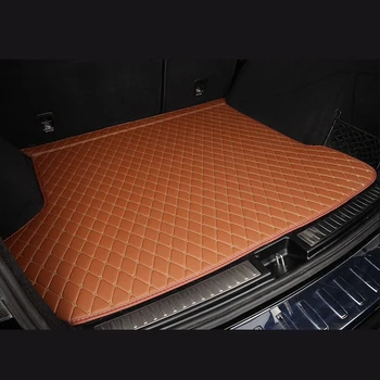 7 vietų patvarus pasirinktinis odinis automobilio bagažinės kilimėlis Ford Explorer U251 viduriniam suoliukui 2006-2010 automobilių kilimų priedai Interjero dalys