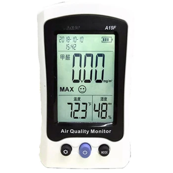 A15F Oro kokybės monitorius Formaldehido detektorius Testeris Matuoklis Temperatūros drėgmės matuoklis HCHO dujų analizatorius