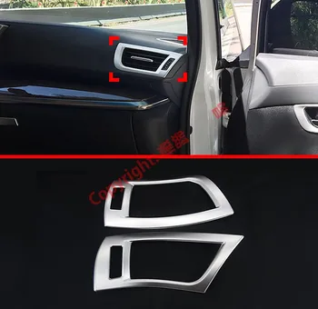 ABS šoninio oro kondicionieriaus ventiliacijos angos dangtelio apdaila Toyota Alphard Vellfire AH30 2016 2017 2018 2019 2020 automobilių aksesuarų lipdukai