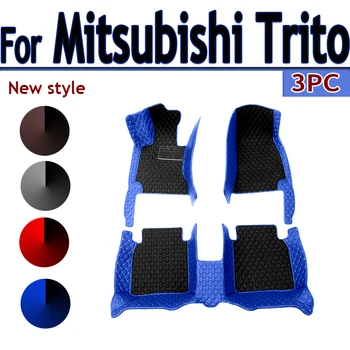 Automobiliniai kilimėliai Pilnas komplektas Mitsubishi Triton L200 Sportero Hunter Strakar KA 2005 ~ 2014 Neperšlampamas grindų kilimėlis Automobilių aksesuarai Interjeras