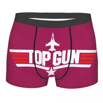 Custom Maverick Film Top Gun apatiniai drabužiai Vyrai Breathbale Boxer Trumpikės Šortai Kelnaitės Minkštos apatinės kelnaitės Homme