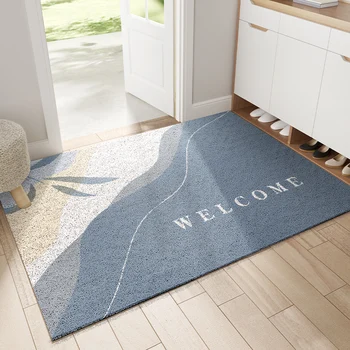 DEXI dizaino durų kilimėlis PVC neslystantis kilimėlis šilko kilpa gali būti supjaustyta namų kilimėlis kilimas įėjimo durų kilimėlis
