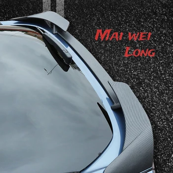 Ford Mustang Mach-E spoileriui 2021 - 2023 ABS medžiaga anglies pluošto išvaizda automobilio galinio bagažinės sparno priedų kėbulo komplektas