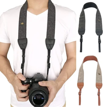 Fotoaparato peties dirželis reguliuojamas pakabinamas kaklo dirželio dirželis, skirtas Sony Nikon Slr Canon Camera universalūs priedai Dekompresija