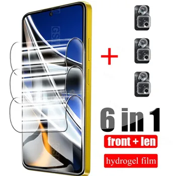 Hidrogelio plėvelė xiaomi POCO X4 Pro X3 NFC M3 F3 ProScreen apsauga, skirta Redmi Note 11 10 9 8 Pro 11E 11T 9S 10S 9T 8T stiklui