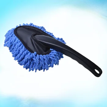 Išorinis valymas Nešvarumų dulkių įrankis Nešiojamas automobilio salono šepetys Namų naudojimas Wash Duster(mėlyna)