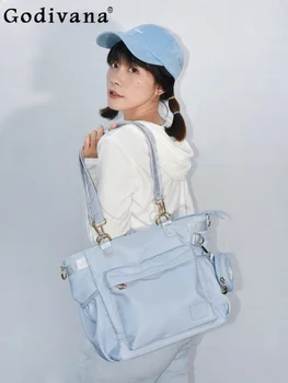 japoniško stiliaus saldus mielas moteriškos spalvos krepšys 