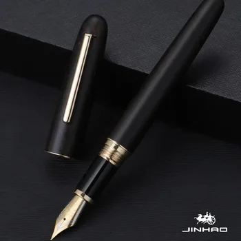 Jinhao 9036 natūralaus medžio plunksnakotis 0.38/0.5/0.7mm Extra Fine Nib Luxury Elegant Pen Writing Office Mokykliniai reikmenys Kanceliarinės prekės