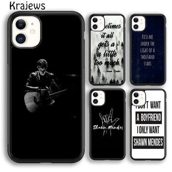 Krajews pop dainininkas Shawn Mendes Magcon Telefono dėklo dangtelis iPhone 15 SE2020 14 6 7 8 plius XR XS 11 12 13 pro max coque Fundas