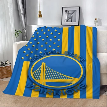 Krepšinis-NBA Lova Antklodė svetainei Flanelė Dekoratyvinės sofos antklodės Miegamojo dekoravimo lovatiesė Mesti Pūkuotas Minkštas