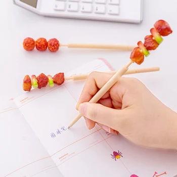Kūrybinis modeliavimas Mėsos iešmas Kebabo formos rutuliukas Taškas Rašiklis Parašo rašiklis Biuro mokykla Keistos tikroviškos rašymo priemonės