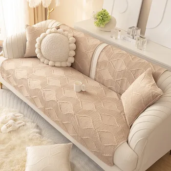 Lengvas prabangus olandiškas pliušinis sofos pagalvėlės žieminis audinys Sutirštintas neslystantis pliušinis užvalkalas