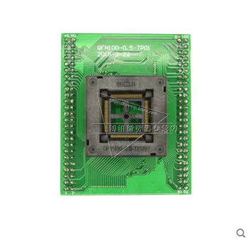 LQFP-100 konvertavimo programuotojas 0.5mm žingsnis 14X14 IC bandymo lizdas STM QFP100