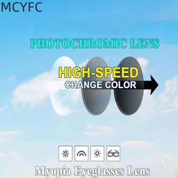 MCYFC 1,56 1,61 Fotochrominiai progresyvūs daugiažidiniai kompiuterio skaitymo akiniai Lęšiai, skirti matyti toli ir šalia spalvotų lęšių akims