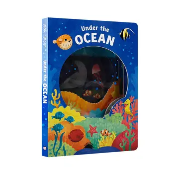 MiluMilu English Original Look Closer: Under The Ocean Marine Deep Sea Creatures 3-5 Mažų vaikų ankstyvasis ugdymas