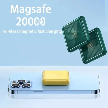 Mini Magsafe Power Bank 10000mAh kompaktiškas nešiojamas mobilusis telefonas Išorinis maitinimo šaltinis Belaidis greito įkrovimo magnetinis maitinimo blokas