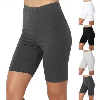 Moterys lauke Treniruoklių šortai Vasaros dviračių šortai Stretch Basic Short Hot Sports Shorts Soft Wear Shorts Women Bottoms