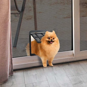 Naminių šunų katės durys ekrano durims 