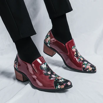 Nauja mada Vyriški odiniai batai Vestuvės Verslo suknelė Naktiniai klubai Oksfordas Kvėpuojantys darbiniai suvarstomi batai Zapatillas Hombre