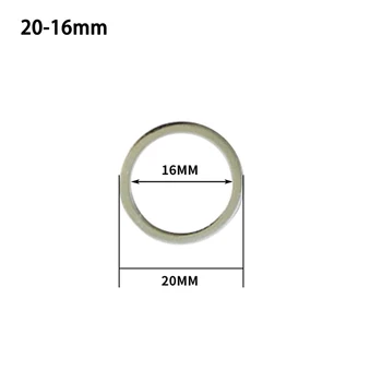 patvarus Naujos kokybės diskinio pjūklo žiedo rediction žiedas nuo 30mm iki 25.4mm diskinio pjūklo ašmenys skirtingu kampu šlifuokliui