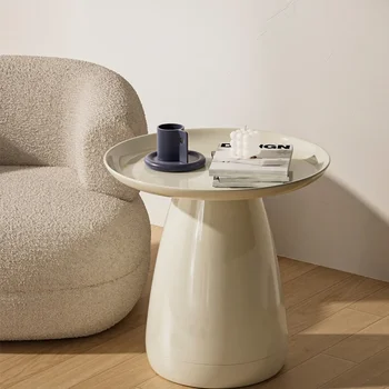 Plastikinis dizainas Kavos staliukas Modernus skaidrus unikalus daugiafunkcis kavos staliukas Kampinė spintelė Nuebles Pagalbiniai namų baldai