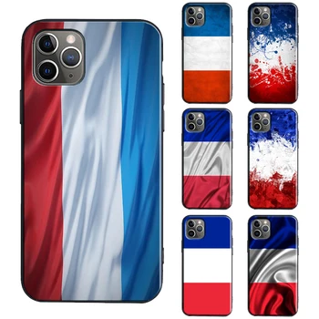 Prancūzijos vėliavos TPU dėklas, skirtas iPhone 13 11 14 12 Pro Max mini XR X XS Max 6S 7 8 Plus SE 2020 Cover Funda