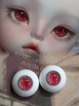 Raudonasis mokinys, BJD lėlių amatų akys, įvairiaspalvis žvėries vyzdys 