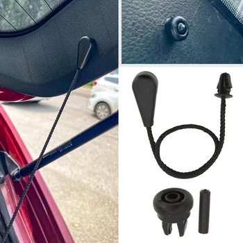Rear Inner Interior Tonneau Hatch Cover Lift String Strap Clips for Nissan Qashqai 2016-2019 Car Parcel Shelf String Cord Clips