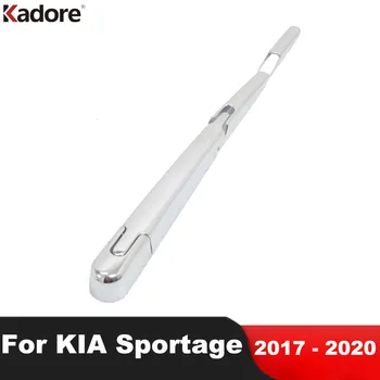 skirta KIA Sportage 2017 2018 2019 2020 ABS Chrome Accessoires Automobilio galinio galo lango valytuvas Priekinio stiklo dangtelio apdaila