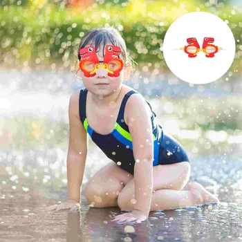 vaikams mažylio berniuko akiniai plaukia gelbėtojas- apsaugos nuo UV spindulių plaukimo akiniai- nuo rūko plaukimo akiniai ( raudoni )