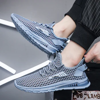 Vyrų naujas stilius Lengvas Patogus dilimui Laisvalaikio sportiniai bateliai Kvėpuojantys Universalūs vyriški batai