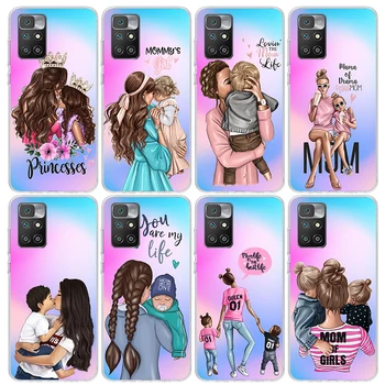 Woman Fashion Girl Super Mom Baby Phone Case for Xiaomi Redmi 12C 12 10C 10A 10 9C 9A 9T 9 8A 8 7A 7 6A 6 Pro K60 K40 K20 S2 Pri