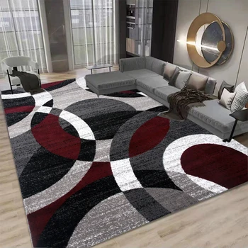 Šiaurietiškas geometrinis kilimas svetainei Modernus prabangus dekorinis sofos stalas Didelio ploto kilimėliai Vonios kilimėlis Alfombra Para Cocina Tapis