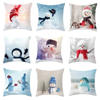 Šiaurės šalių kalėdinė dekoratyvinė metimo pagalvė dėklui 