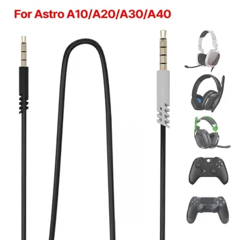 Žaidimų ausinių kabelis A10 A30 A40 2M laidas nuo vyriško iki vyriško 3,5 mm kabelio prailginimo kabelio